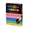 Posca Paint Marker Fine Point 7 Natural/Pastel Colors