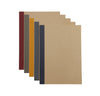Muji Notebook B5 6mm Rule 30sheets - Pack of 5books [5colors Binding]