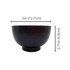 Microwavable Miso Soup Bowl, Owan Black