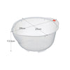 Inomata Rice Washing Bowl with Side and Bottom Drainers