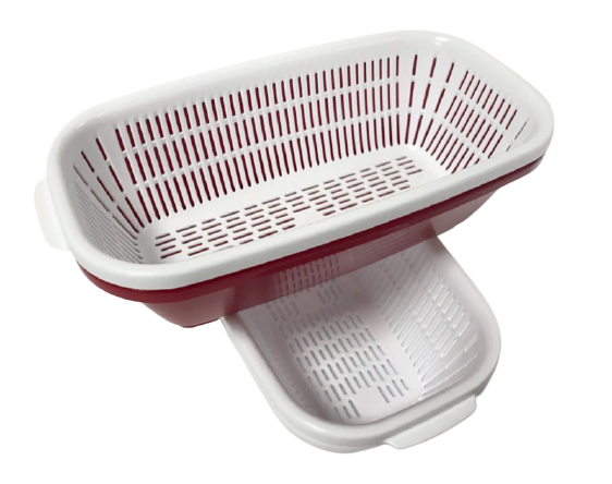Stackable Colander Bowl, Slim-Shaped – hakoco